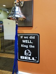 11-19-2017: I rang it. Nice job, Taco Bell! West Roxbury, MA