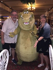 Louis the Alligator with Tracey and Scott • <a style="font-size:0.8em;" href="http://www.flickr.com/photos/28558260@N04/25119808088/" target="_blank">View on Flickr</a>