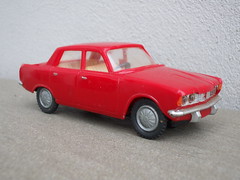 Vintage 1960's 70s Made in Hong Kong Red Plastic Rover 2000