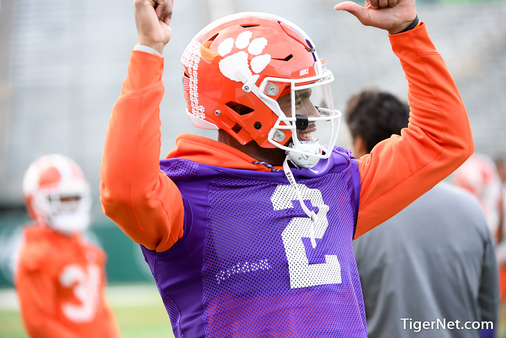 Clemson Football Photo of Kelly Bryant and sugarbowl and practice and Bowl Game
