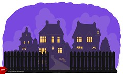 Houses at Night