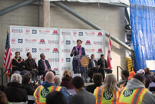 January 11, 2018 Entertainment Sports Arena Topping Off Ceremony
