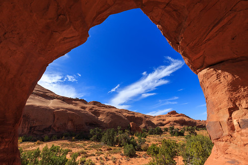 Arch in Hidden Valley, near Monument Valley