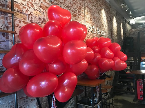 Helium Balloons Heart Shaped Balloons Valentine's Day Bar Ter Marsch en Co Rotterdam