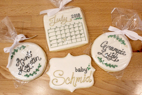 Baby Announcement Cookies