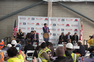 January 11, 2018 Entertainment Sports Arena Topping Off Ceremony