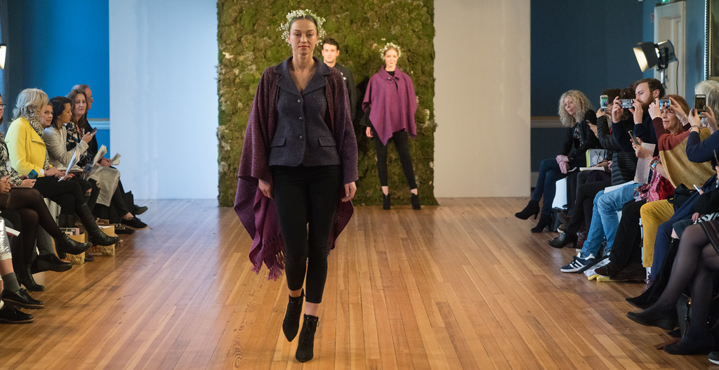 MADE-Slow PRESENTATION OF QUALITY IRISH FASHION DESIGN - STUDIO DONEGAL [FASHION SHOW AT THE RDS JANUARY 2018]-136246