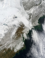 The East Coast under Snow