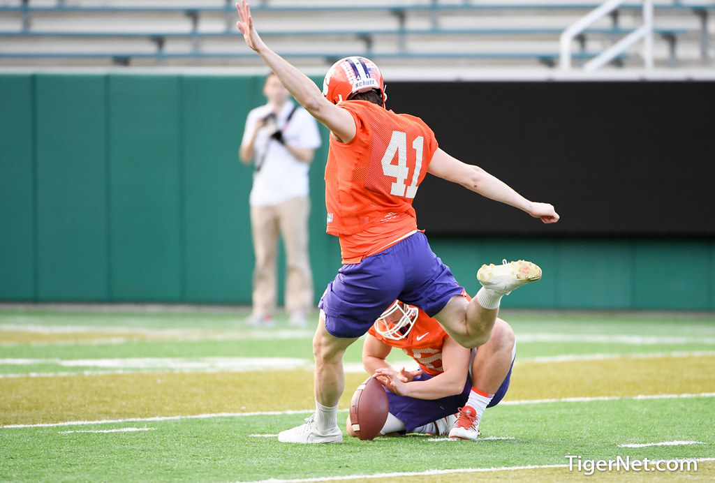 Clemson Football Photo of Alex Spence and sugarbowl and practice and Bowl Game
