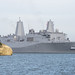 U.S. Navy ship pulls into Guantanamo Bay.