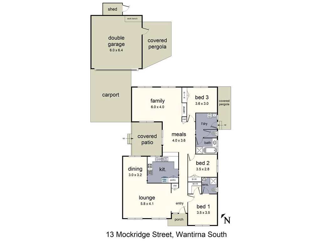 13 Mockridge Street, Wantirna South VIC 3152 floorplan