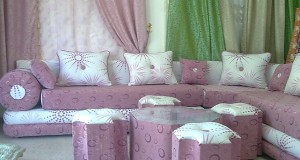 اللون الزهري أناقة تدخل على جمالية الصالون المغرب