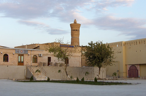 Vue sur le minaret Kalon, Boukhara