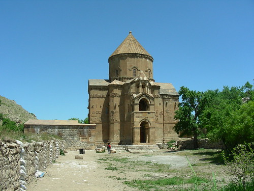 Insel Akdamar/Աղթամար,  armenische Kirche zum Heiligen Kreuz / Սուրբ խաչ (um 920)