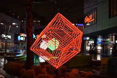 Red light cube