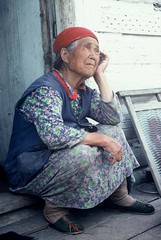 5c. A Hakas grand mother, Troyakov, Sayan mountains