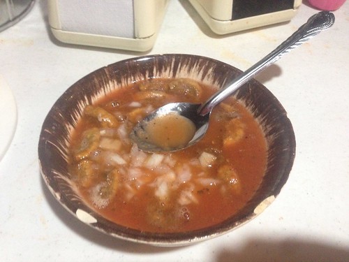 Une soupe de tripes (tripas en espagnol)