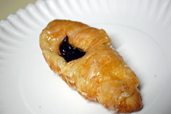 Blueberry Filled Croissant.