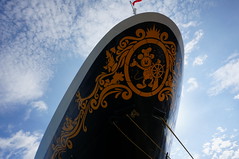 The Bow of the Disney Wonder • <a style="font-size:0.8em;" href="http://www.flickr.com/photos/28558260@N04/27206260399/" target="_blank">View on Flickr</a>