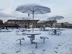 12-11-2017: Snow Tables. Boston, MA