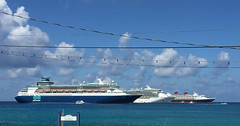 Cruise Ships in Grand Cayman • <a style="font-size:0.8em;" href="http://www.flickr.com/photos/28558260@N04/38949825002/" target="_blank">View on Flickr</a>