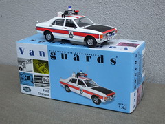 Vanguards Ford Granada Greater Manchester Police Car Model Mint / Boxed