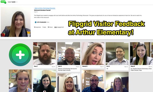 Flipgrid Feedback at Arthur Elementary by Wesley Fryer, on Flickr