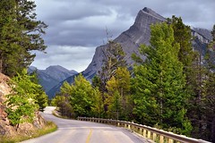 Mount Norquay Road in Banff, Alberta (Banff National Park)