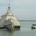 Guantanamo Bay Port prepares to assist the future USS Omaha (LCS 12).