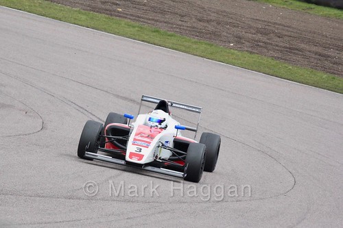 Johnathan Hoggard in British F4 pre-season testing 2018