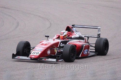 Jamie Sharp in British F4 pre-season testing 2018
