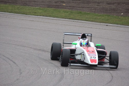 Lucca Allen in British F4 pre-season testing 2018