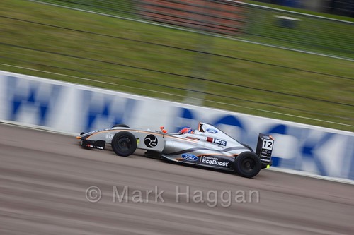 Ayrton Simmons in British F4 pre-season testing 2018