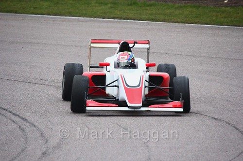 Wing Hoong in British F3 pre-season testing 2018