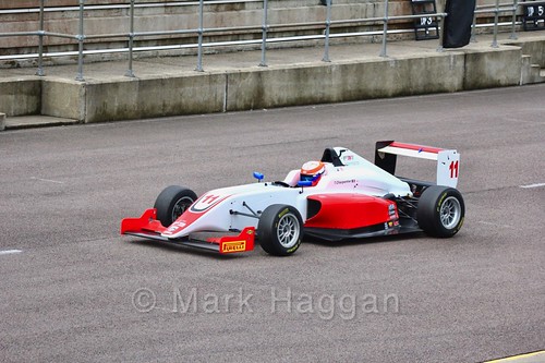 Tristan Charpentier in British F3 pre-season testing 2018