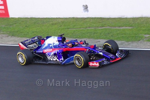 Brendon Hartley during Formula One Winter Testing 2018