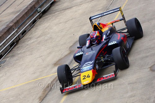 Dennis Hauger in British F4 pre-season testing 2018
