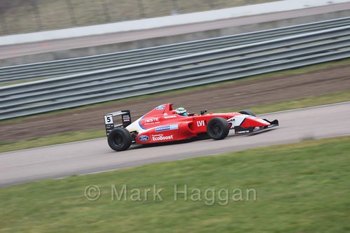 Patrik Pasma in British F4 pre-season testing 2018