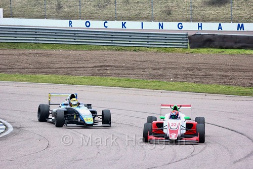 Paavo Tonteri in British F4 pre-season testing and Tom Gamble in British F3 pre-season testing 2018