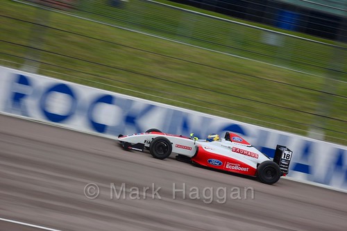 Hampus Ericsson in British F4 pre-season testing 2018