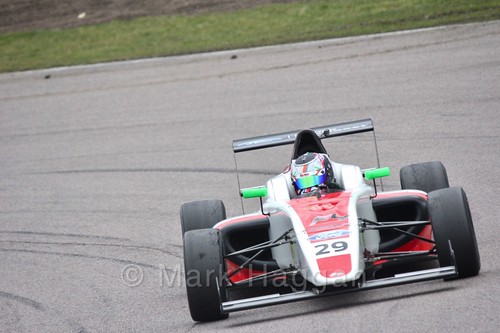 Lucca Allen in British F4 pre-season testing 2018