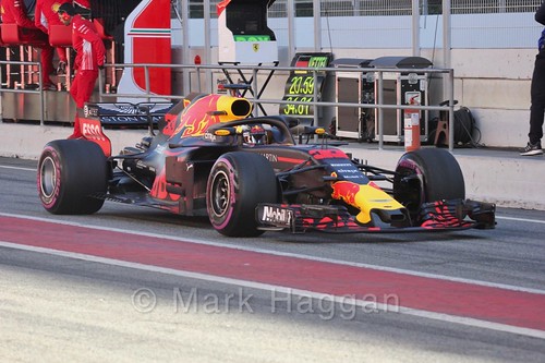 Max Verstappen in Formula One Winter Testing 2018
