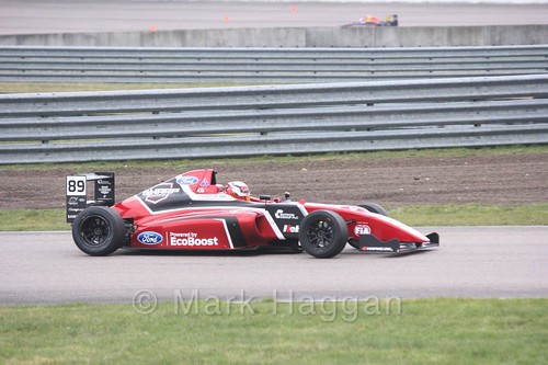 Jamie Sharp in British F4 pre-season testing 2018