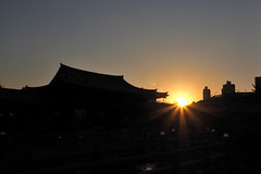 Sunset in Chi Lin Nunnery