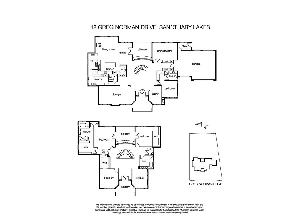 18 Greg Norman Drive, Sanctuary Lakes VIC 3030 floorplan