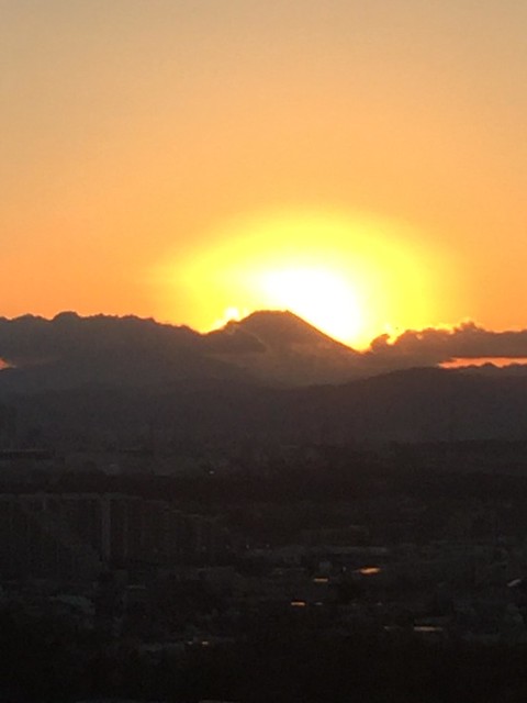 元旦の富士山が綺麗でした