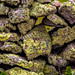 Lichen and drystone wall, The Scilly Isles, UK