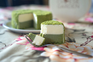 Matcha Double Fromage Cake