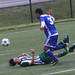 soccer collision - red card?