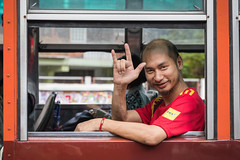 Bus Passenger, Huai Khwang Photo Walk #81